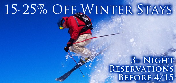 15-25 Off Winter Reservations