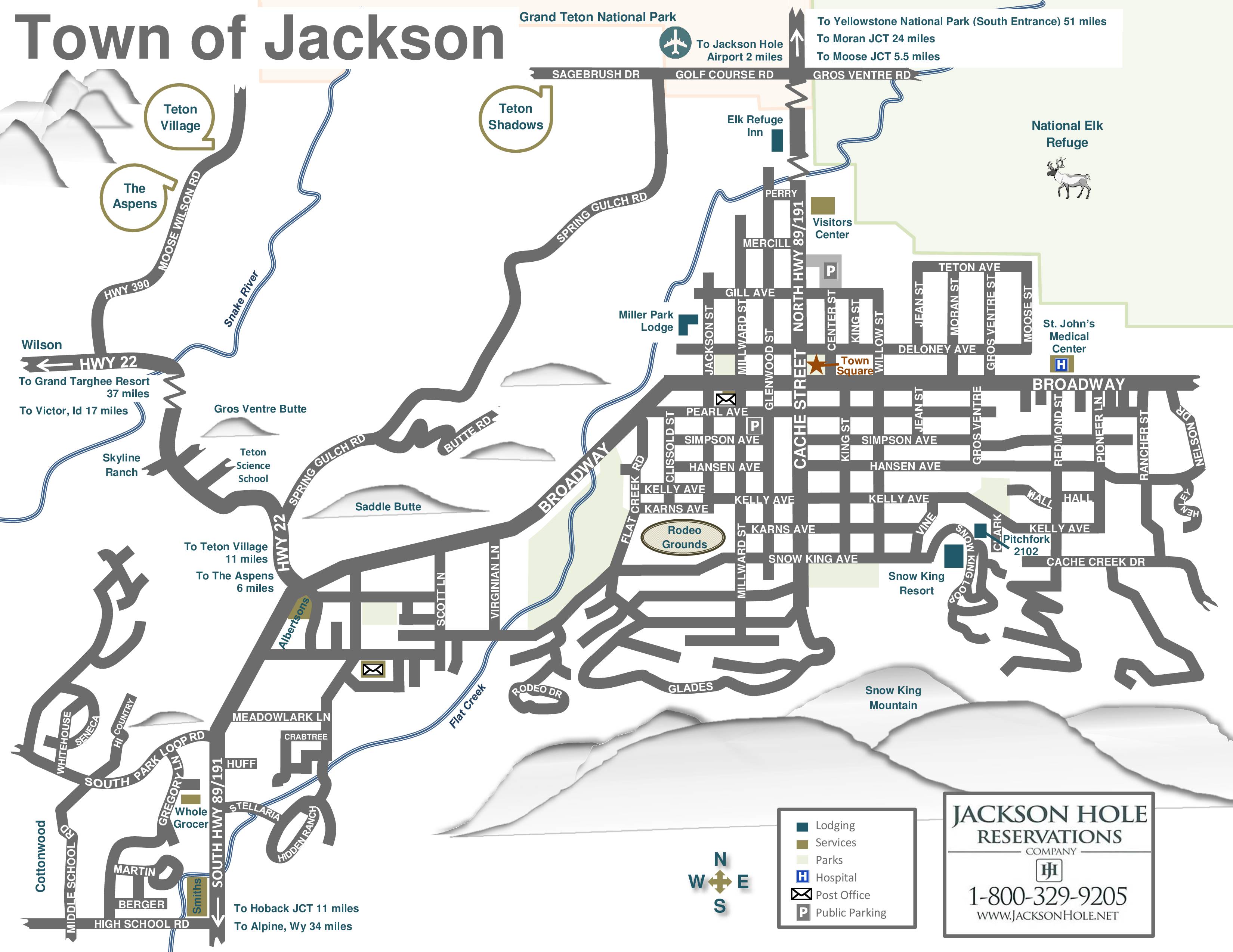 Jackson Hole Town Of Jackson Map.JPG